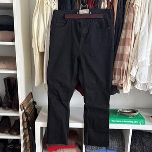 Everlane High Rise Kick Crop 29 Black